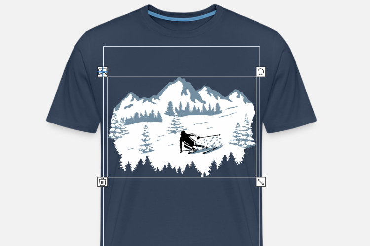 Skifahren T-Shirt